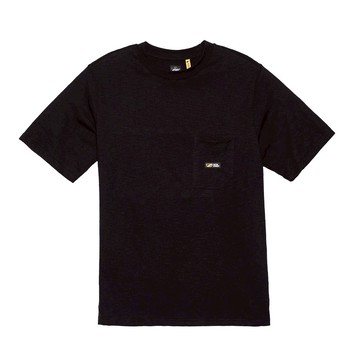 5th STREET｜山形｜男裝｜口袋LOGO繡花短袖T恤｜黑色