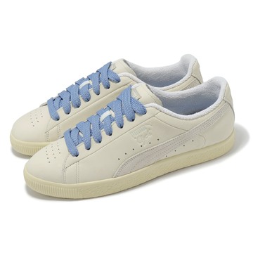 [ACS] Puma 休閒鞋 Clyde Basketball Nostalgia 男鞋 卡其 藍 皮革 低筒 復古 板鞋 39537401