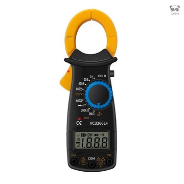 數字鉗形表VC3266L+ 鉗形電流表 多功能鉗形萬用表 電流電壓電阻二極管 火線零線 高精度鉗表