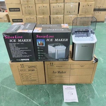 Ice maker 110跨境制冰機商用家用小型奶茶店全自動小冰塊制作機【北歐家居生活】