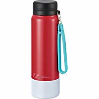 Peacock mug type (with strap) stainless steel bottle 1.0L AKD-RS100 signal Red (RSG)