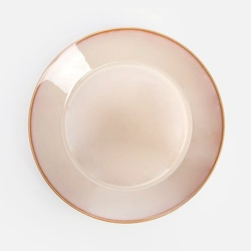 艾禮思輕量強化瓷深盤24cm 亮彩粉棕