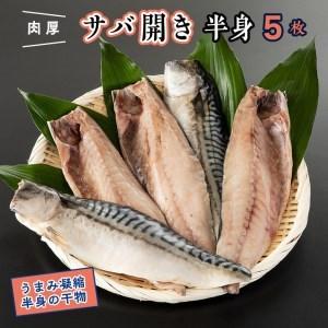 ふるさと納税 干物 サバ開き 半身 カジマ 特大 肉厚 さば 鯖 高級 焼き魚 茨城県大洗町