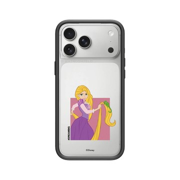 iPhone 17 Pro Max Mod NX -邊框背蓋組合 (相機按鈕) 黑 - 迪士尼-公主系列 Disney Princess - 公主專屬系列-魔髮奇緣 樂佩公主
