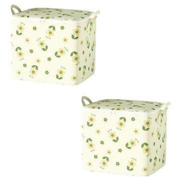 小麥購物 大容量棉被收納袋 C634 100L  2個  米色