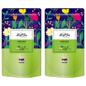 High Tea 伂橙台灣蔗香綠茶 - 台灣綠茶、蔗香、三角立體茶包  3g  12個  2包