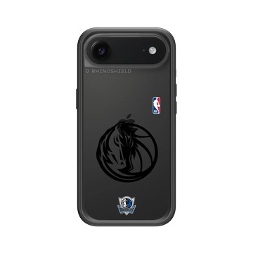 iPhone Air Mod NX -邊框背蓋組合 (相機按鈕) 黑 - NBA - B&W-達拉斯獨行俠 Dallas Mavericks B&W