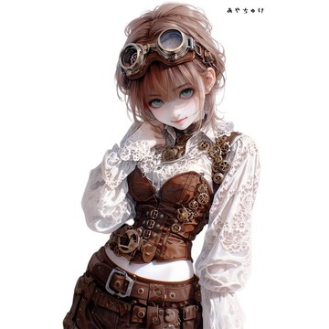 【5 月新品 5】07-124-0012 人物貼紙 蒸汽龐克風格