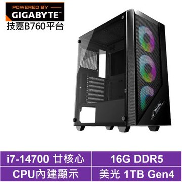 技嘉B760平台[伏爾泰N30C]i7-14700/16G/1TB_SSD