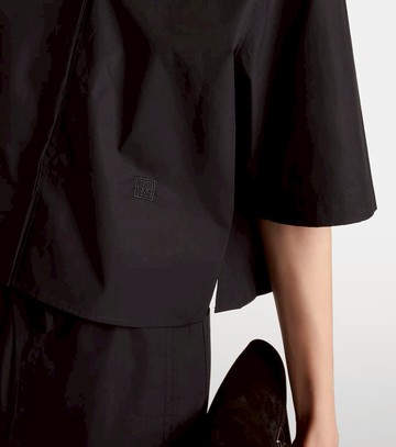 Toteme Cropped cotton shirt