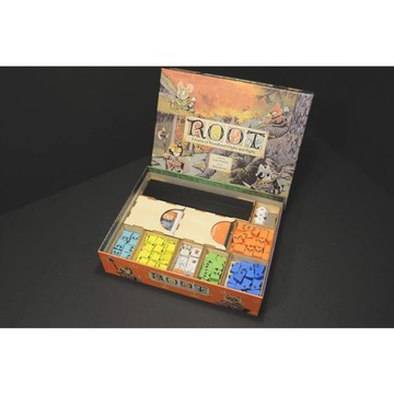 【桌遊侍】茂林源記 ROOT 烏鴉盒子《免運》正版實體店面快速出貨.木盒.收納.支援厚套.免膠組裝.桌遊收納盒