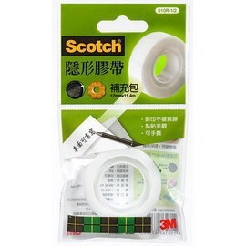 3M 隱形膠帶補充包 810R-1/2" 12mm x 11.4M