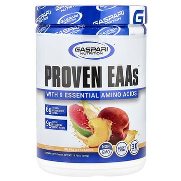 Gaspari Nutrition, Proven EAA，含 9 種必需氨基酸，番石榴/油桃味，13.75 盎司（390 克）