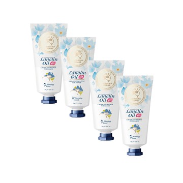 【澳洲 G&M】花漾水潤酪梨油綿羊護手霜含維他命E-早晨海岸(70g/支 4入組)