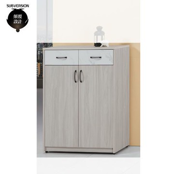 【顛覆設計】雪夏兒3尺雙門雙抽鞋櫃