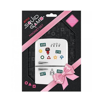 英國官方授權魷魚游戲冰箱磁鐵套組