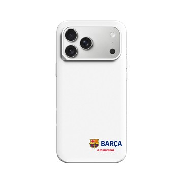 iPhone 17 Pro Max SolidX 白 - FC Barcelona - Logo - Mini Edition
