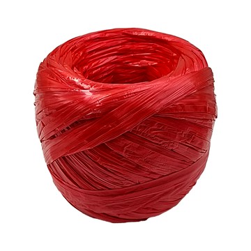 楓葉屋 紅色打包機塑膠繩300G，堅韌耐用，醒目易辨識，適用於紙箱、包裹、家具捆紮  1入