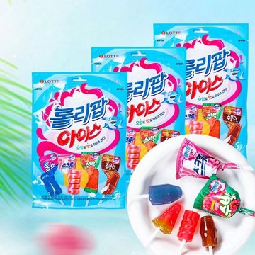 🔥24H出貨🔥韓國 樂天 LOTTE 可愛造型棒棒糖 水果棒棒糖 冰淇淋棒棒糖 西瓜味 螺旋 可樂 鯊魚 造型棒棒糖