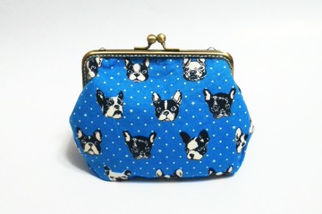 藍色法鬥遇上口金包/相機包/化妝包/雜物包/大容量