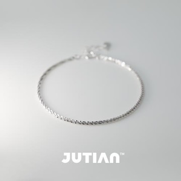 橘田S925純銀手鏈女簡約女 ins冷淡風氣質顯白文藝清新可調節禮物