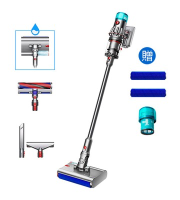 【送四豪禮】Dyson V12s Origin Submarine™ 乾濕全能洗地吸塵器 (雙主吸頭組)