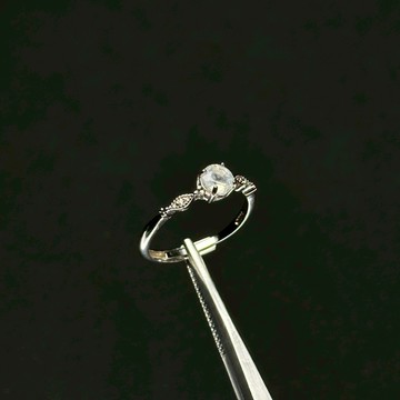 月光石  | 彩光月光石 安撫情緒 平靜柔軟 天然晶礦戒指 925純銀 活圍 S24AE30-78