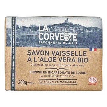 LA CORVETTE 法釩馬賽莊園 馬賽洗碗皂 蘆薈護手配方 200g  1個