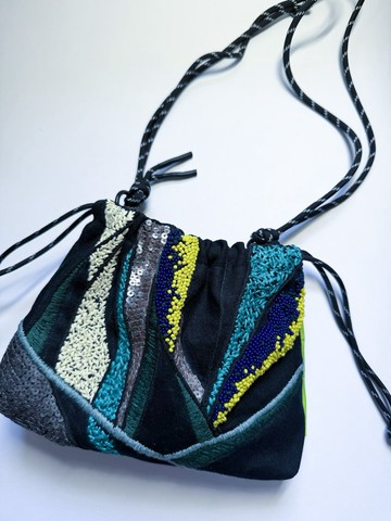 SARTO.. 手工刺繡束口袋/少量製作/工藝設計/設計師作品