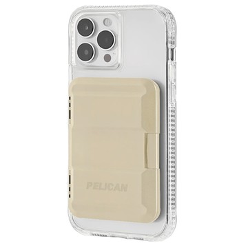 Pelican 美國  派力肯 MagSafe 專用硬式磁吸卡片收納盒 - 沙色