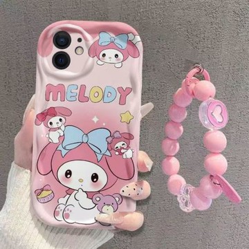 美樂蒂適用于蘋果11手機殼iPhone11Pro可愛女款11Promax卡通防摔簡約保護小眾少女學生硅膠軟殼超好看手機殼