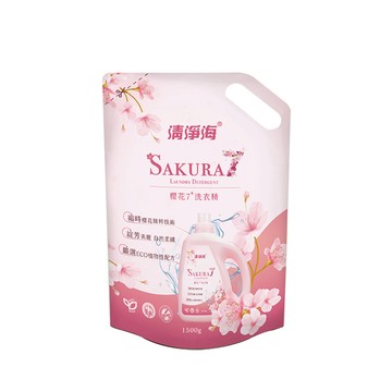 清淨海 櫻花7+系列洗衣精補充包 1500g