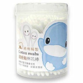 KU KU 酷咕鴨 細紙軸棉花棒200入【悅兒園婦幼生活館】