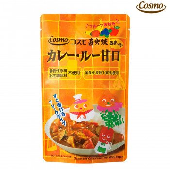 同梱・代引不可 コスモ食品　直火焼カレールー　あま〜い甘口　110g×50個