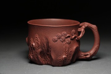 【松樁杯8】 龍山堂 全手工仿生器系列 四號深井底槽青 180cc