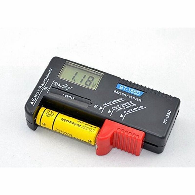 Basicest バッテリーテスター 電池チェッカー デジタル 残量測定器 通販 Lineポイント最大0 5 Get Lineショッピング