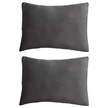 comet Home 可水洗滾邊枕頭  深灰色  70 x 50cm  2個