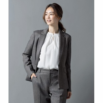 S Size Onward ウールストレッチツイード テーラード ジャケット Women アウター テーラードジャケット 通販 Lineポイント最大get Lineショッピング