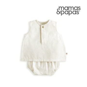 Mamas&Papas 留白-無袖套裝