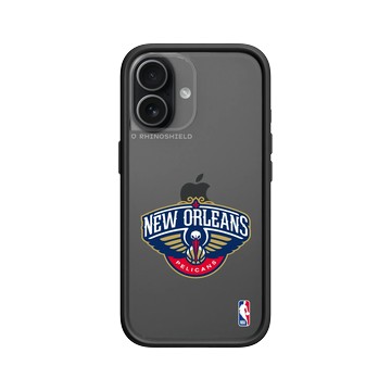 iPhone 17 Mod NX -邊框背蓋組合 (相機按鈕) 黑 - NBA - Logo-新奧爾良鵜鶘 New Orleans Pelicans