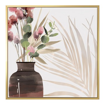 Boluo 菠蘿選畫所 恬適雅逸  40 x 40cm  金色