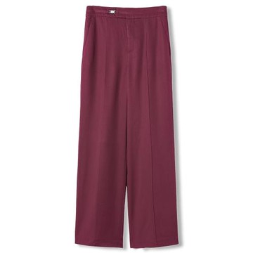 100萊賽爾天絲【甸】春季 側腰插扣垂感顯高挑闊腿褲112剪標