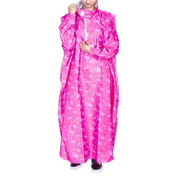 PEANUTS 史努比 兒童尼套頭式背包雨衣  紅色  S