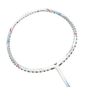 VICTOR 突擊羽球拍-羽毛球拍 空拍 訓練 勝利 TK-220H II-M-3U 白銀水藍紅