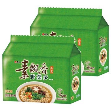 維力 素飄香 野菜多風味麵 80g  10包