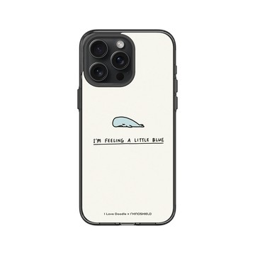 iPhone 15 Pro Max Clear 酷墨灰 - ilovedoodle (Lim Heng Swee) - I'm Feeling A Little Blue 鯨魚