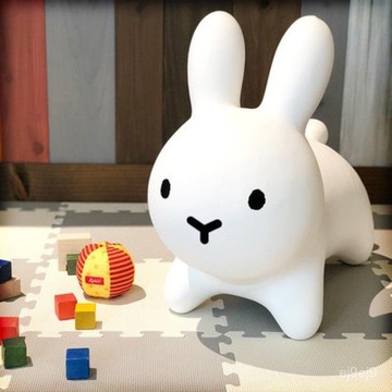 臺灣🚍8H出🉑兒童充氣米菲跳跳兔跳跳馬加大加厚跳跳木馬寶寶騎馬騎馬坐騎