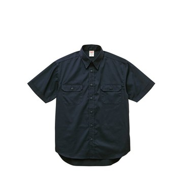 United Athle UA T/C 口袋工作襯衫  2P口袋襯衫 短袖 藏青色 3177201-717 [EW]