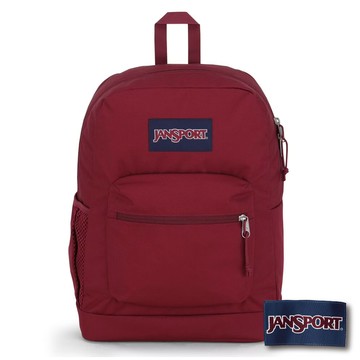 JANSPORT CROSS TOWN PLUS 校園系列後背包 -酒棕紅