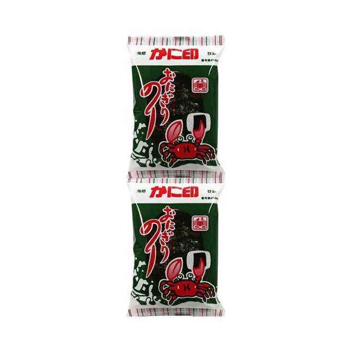 木村海苔 かに印 おにぎりのり 7切6枚10P×10個入｜ 送料無料